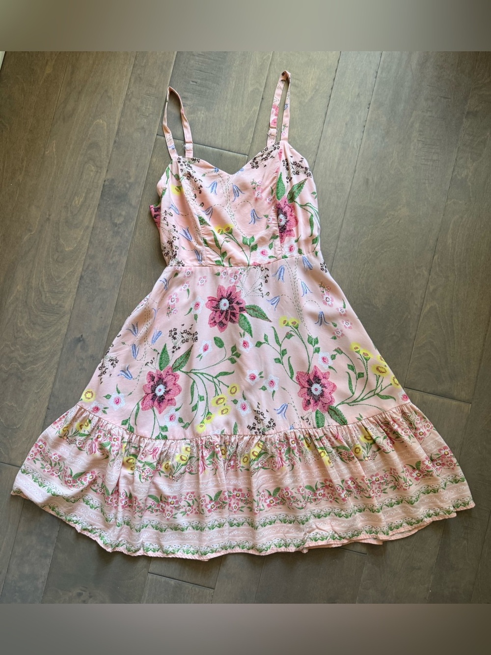 Old Navy Floral Pink Sundress - Picture 4 of 8